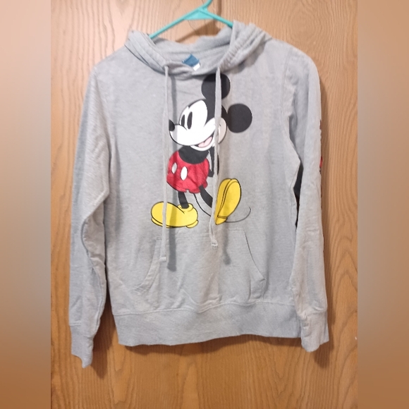 DISNEY Mickey Mouse drawstring kangaroo pocket pullover hoodie - Picture 3 of 9